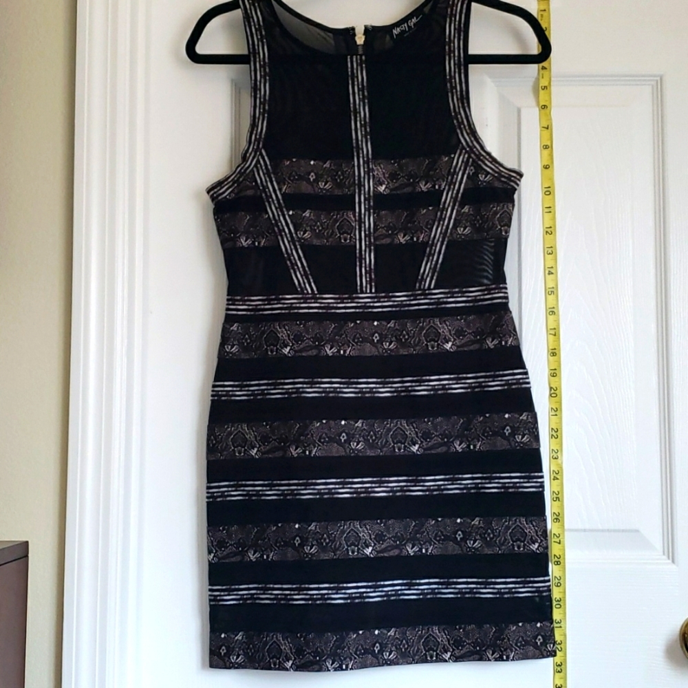 Fitted dress.